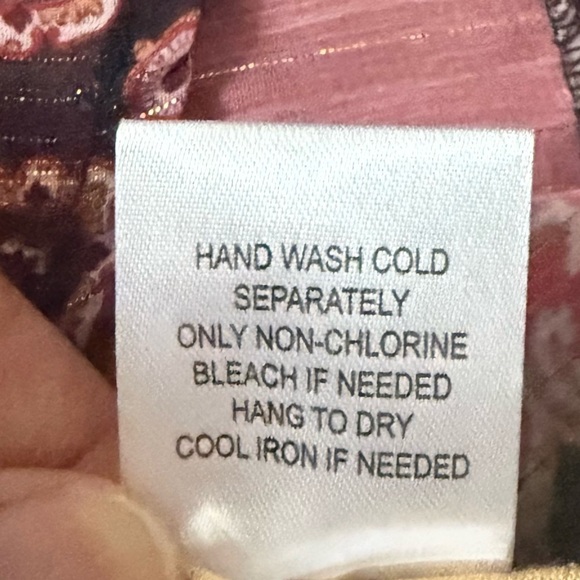 The Pyramid Collection Open Front Mixed Fabric Print Cardigan 2X - Picture 8 of 8